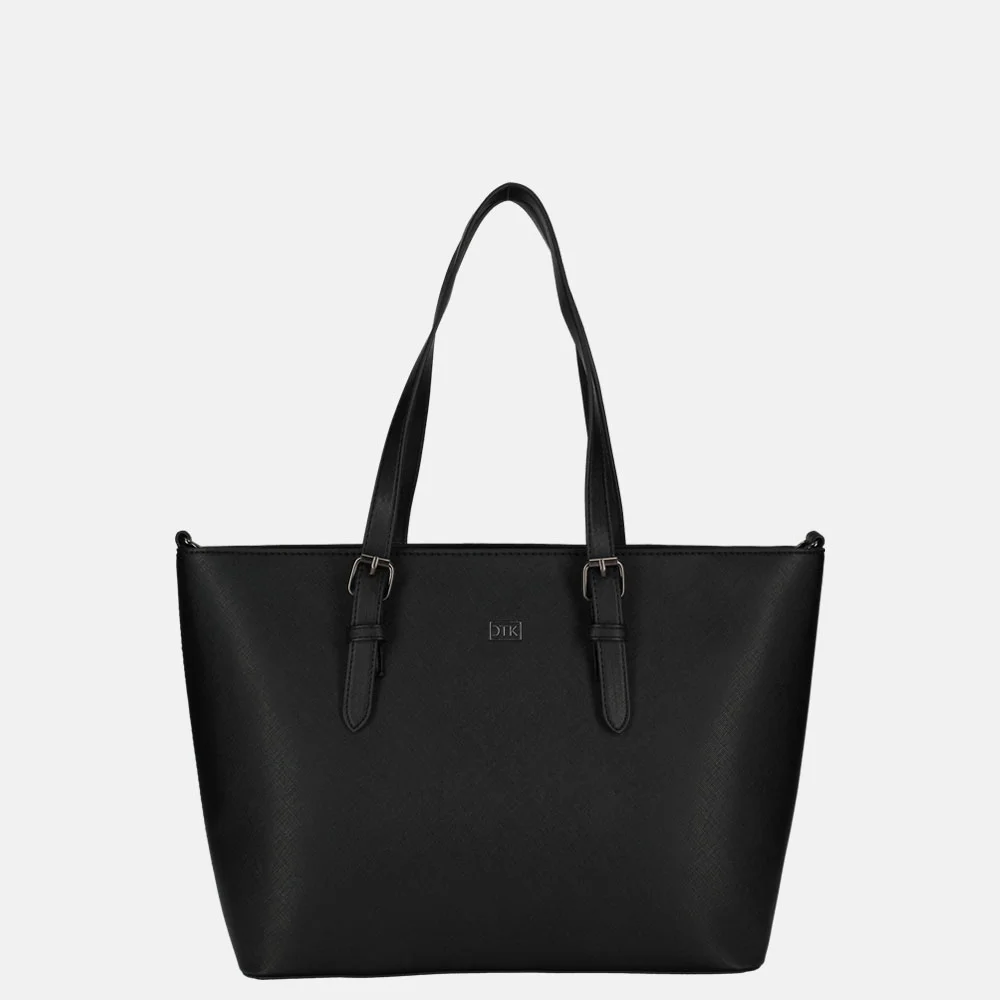 Duifhuizen Saffiano shopper M zwart bij Duifhuizen